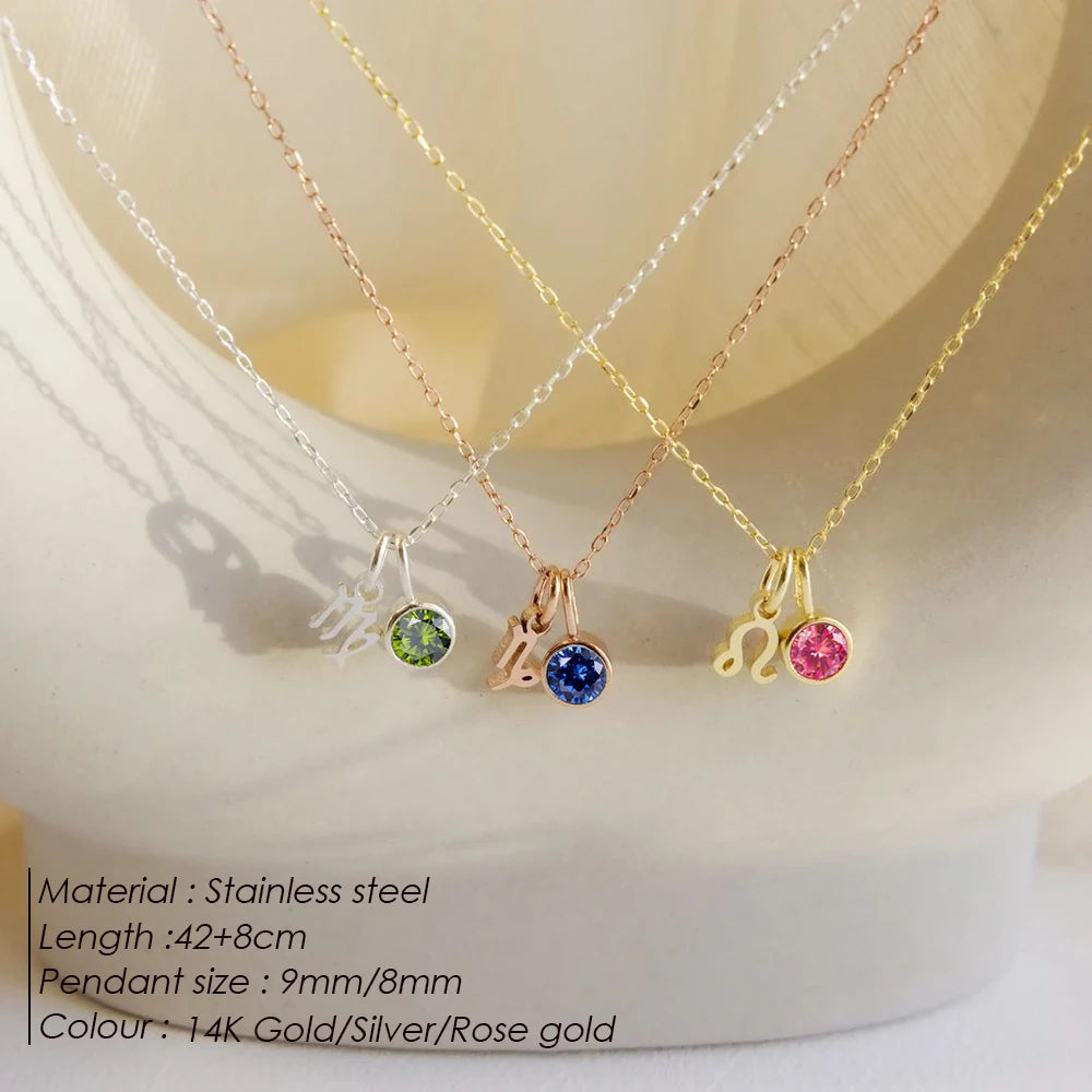 StarSign Birthstone Necklace