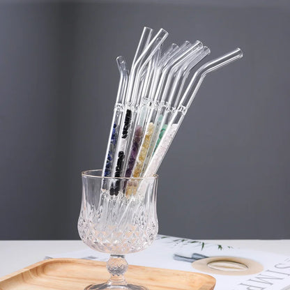 Gemstone Infused Drinking Straw